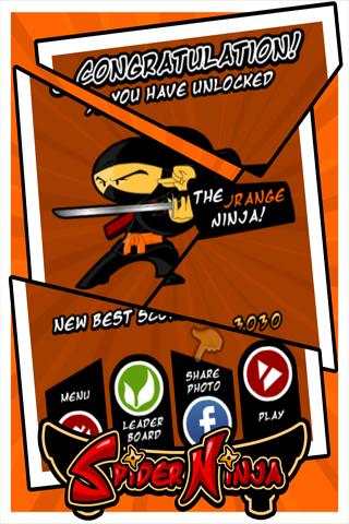 Spider Ninja - Free Game screenshot 1
