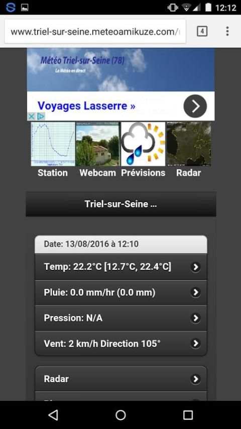 Météo Triel-sur-Seine (78) screenshot 2