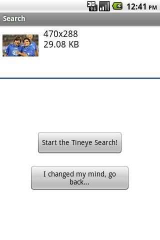 MB Search for TinEye स्क्रीनशॉट 2