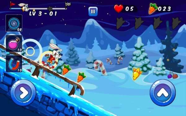 Looney Bunny Skater Dash скриншот 9