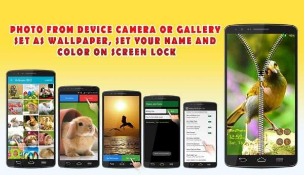 Birds Photo Lock Screen screenshot 1
