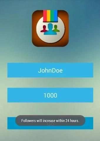 Increase Insta Followers Prank screenshot 1