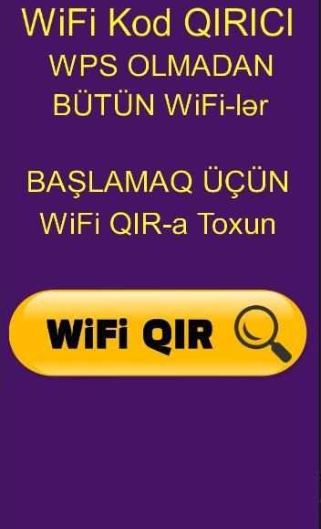 WIFI KOD QIRICI (WPS OLMADAN) screenshot 1