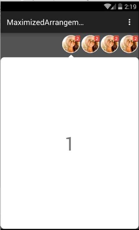Springy chat heads demo screenshot 2