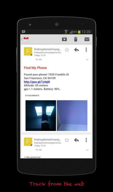 Find My Phone Security screenshot 1