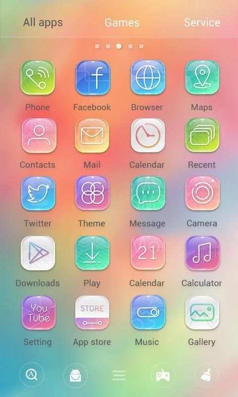 Limpid GO Launcher Theme screenshot 2