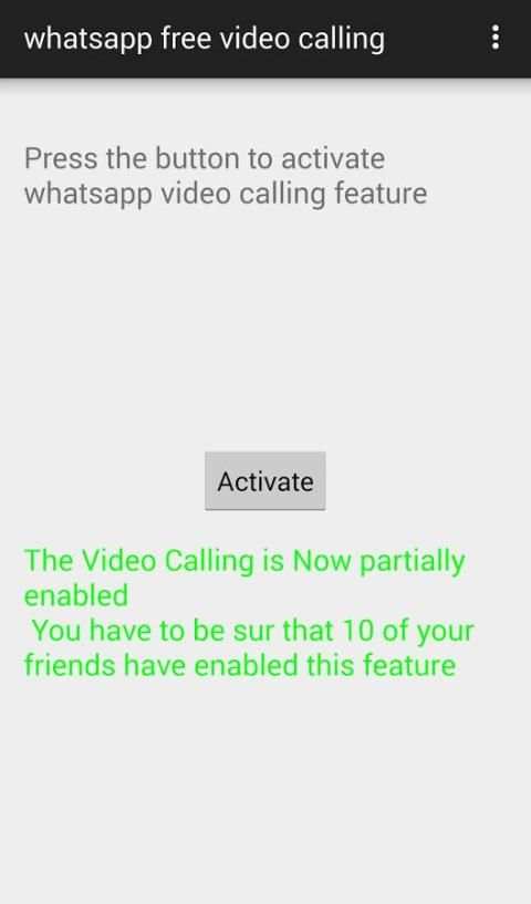 free video call for Whatsapp скриншот 3