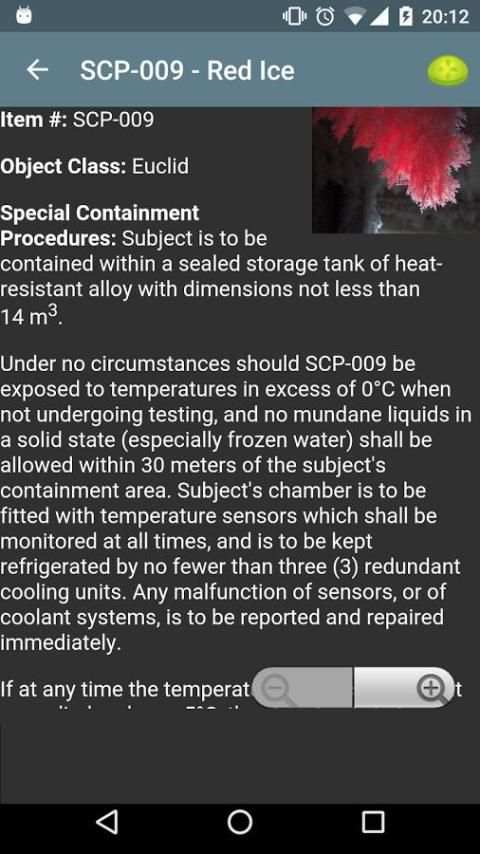 SCP Database screenshot 17