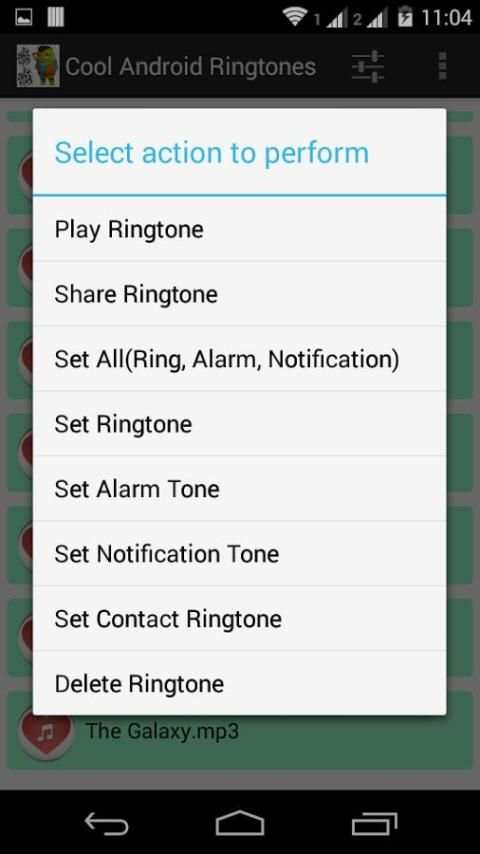 Cool Android Ringtones 1 تصوير الشاشة