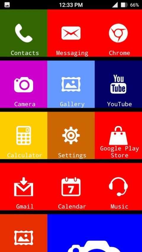 X Launcher Metro Look-Themes स्क्रीनशॉट 4
