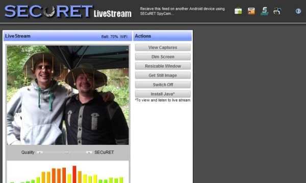 Camera WiFi LiveStream DEMO 1 تصوير الشاشة