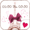 Cute wallpaper★sweet paris icon