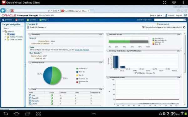 Oracle Virtual Desktop Client screenshot 1