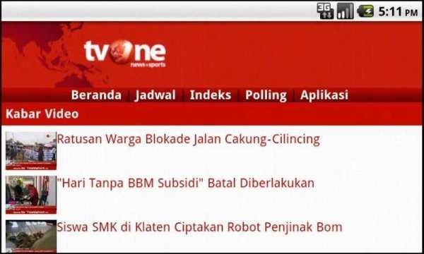 tvOneNews Launcher screenshot 2