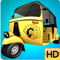 Temple Rickshaw Racing Run HD иконка