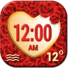 ikon Hati Widget Cuaca Jam