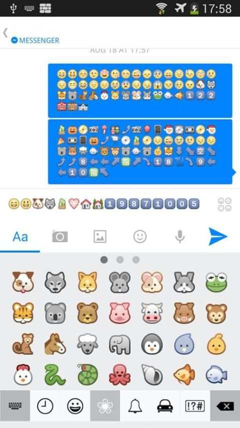 Emoji Keyboard for Facebook screenshot 4