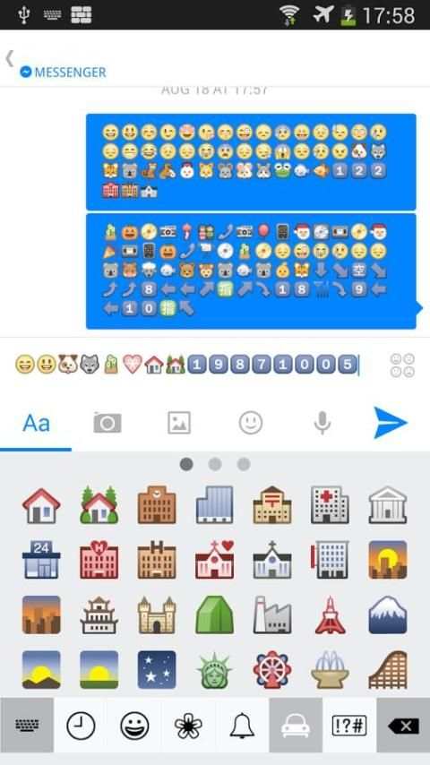 Emoji Keyboard for Facebook screenshot 2