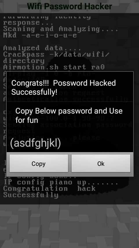 WiFi Password Hacker Prank screenshot 1