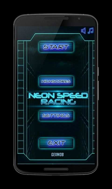 Neon Speed Racing screenshot 2