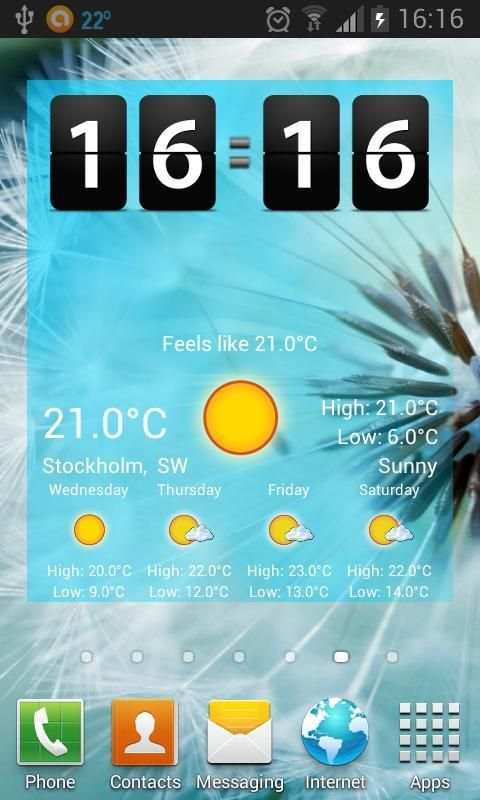 Weather Widget स्क्रीनशॉट 6