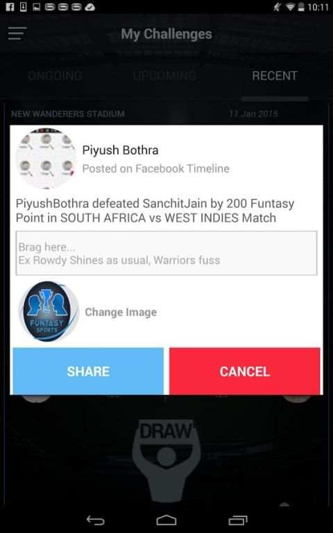 Funtasy Cricket स्क्रीनशॉट 4