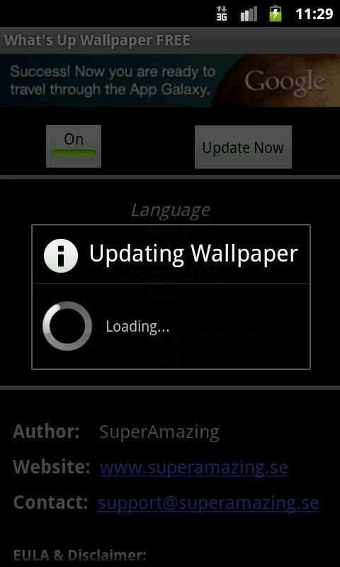 What's Up Wallpaper FREE screenshot 1