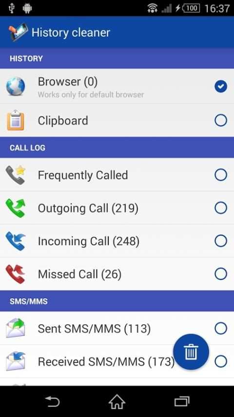 Pembersih Jejak Internet screenshot 1