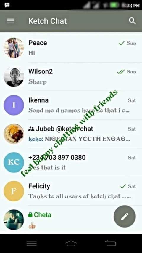 Ketch messenger screenshot 3