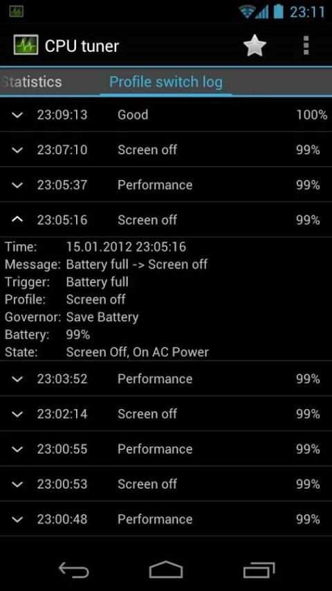 CPU tuner (Rooted phones) स्क्रीनशॉट 1