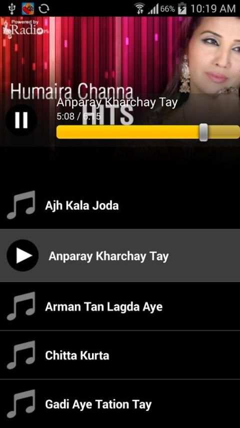 HumairaChannaHits screenshot 1