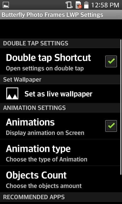 Butterfly Photo Frames LWP screenshot 5