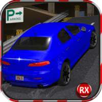 parkir mal mobil belanja logo