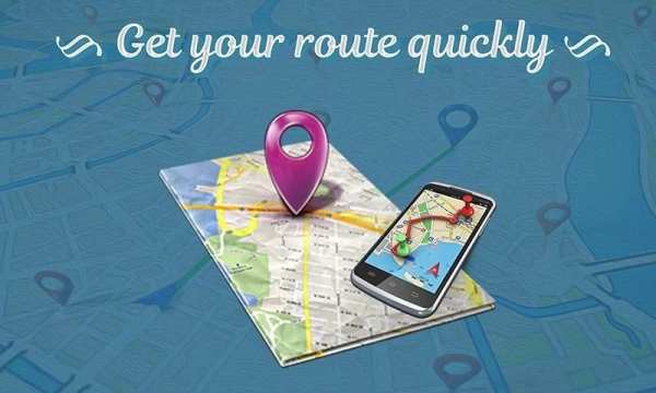 GPS Route Finder screenshot 1