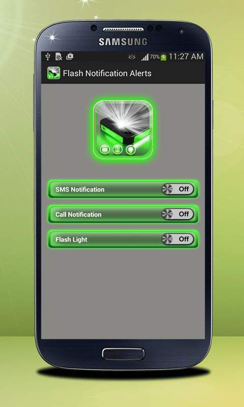 Flash Light Alert Notification screenshot 5