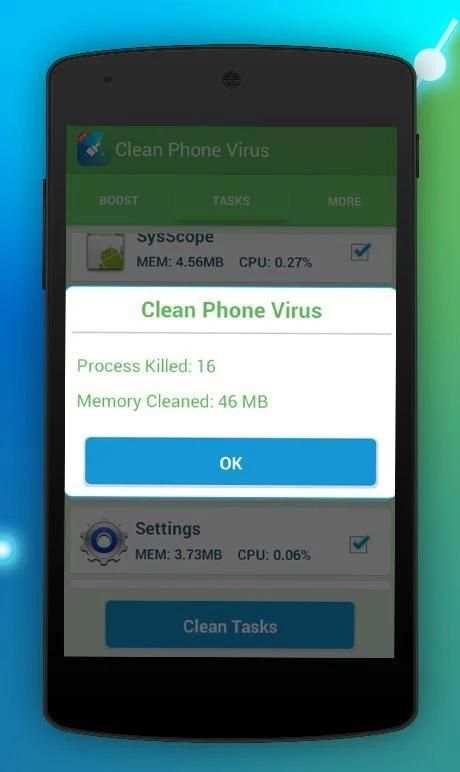 Clean Phone Virus Free screenshot 1
