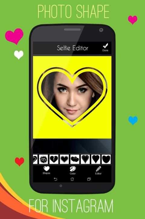 Selfie Editor 612 screenshot 4