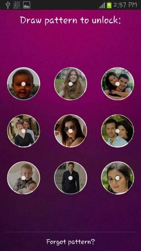 Photo Pattern Lock Screen скриншот 6