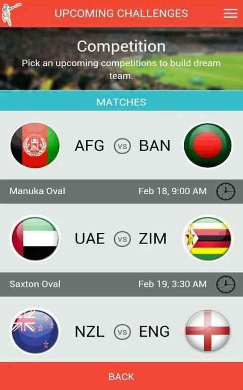 ICC CWC 2015 Fantasy Cricket स्क्रीनशॉट 16