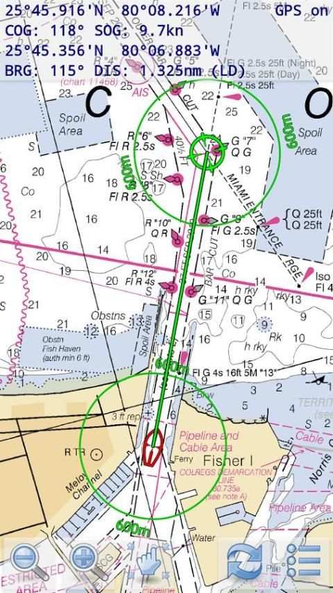 Marine Navigator Lite 7 تصوير الشاشة