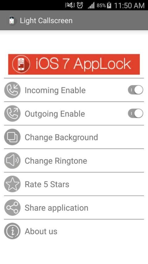 Light i Call Screen screenshot 3