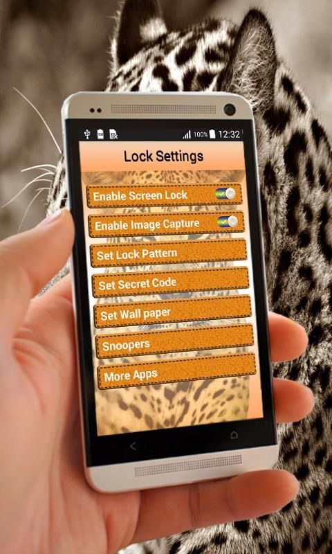 cheetah kunci layar pola screenshot 1