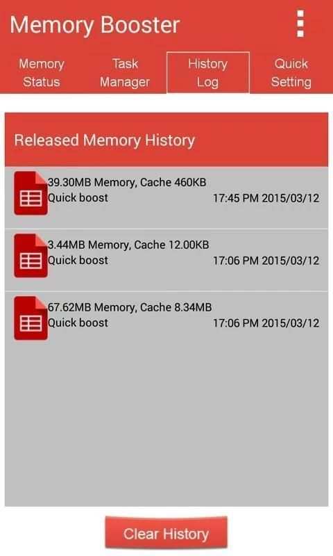 Memory booster + Ram Cleaner screenshot 4