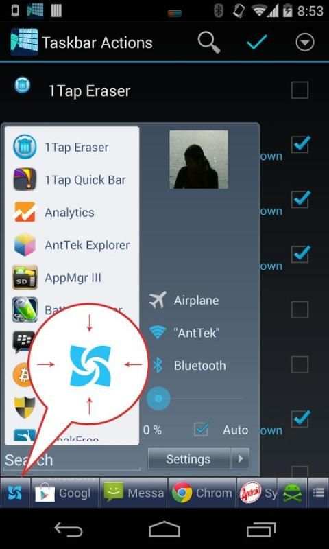 Taskbar स्क्रीनशॉट 8