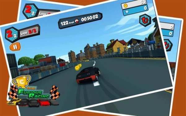 Furious Racing: Mini Edition screenshot 1