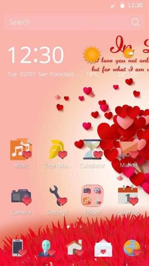 In Love Theme स्क्रीनशॉट 3