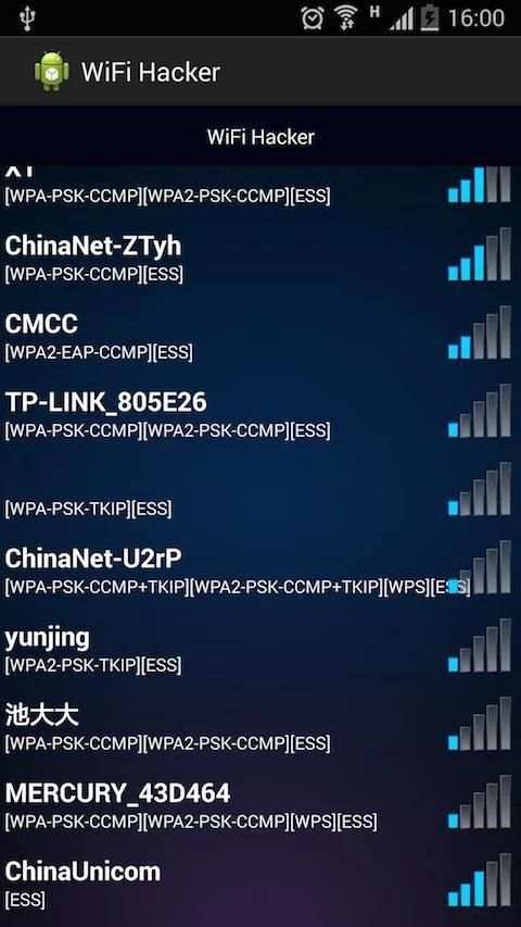 Wifi Password Hacker for PRANK 3 تصوير الشاشة