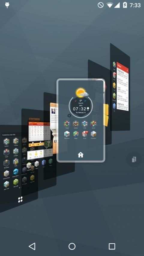 TSF Shell Cube Theme скриншот 3