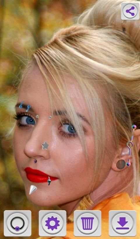 Piercing Salon Photo Editor screenshot 1