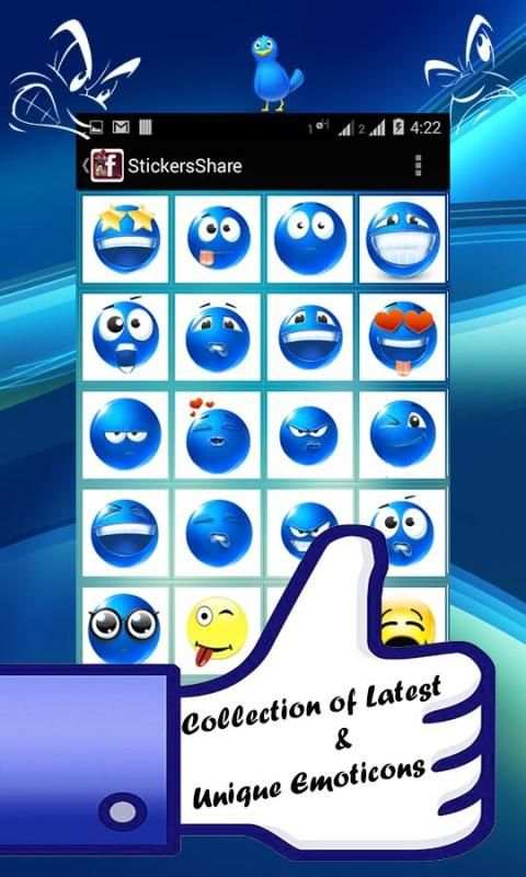 Stickers for Facebook screenshot 2